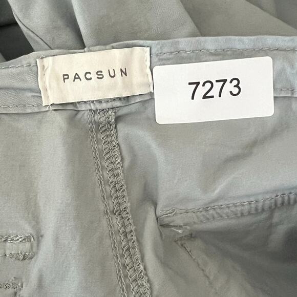 Pacsun Parachute Pants Women’s Size 6 Gray Baggy Cargo Cotton Mid-Rise Y2K - Picture 8 of 13